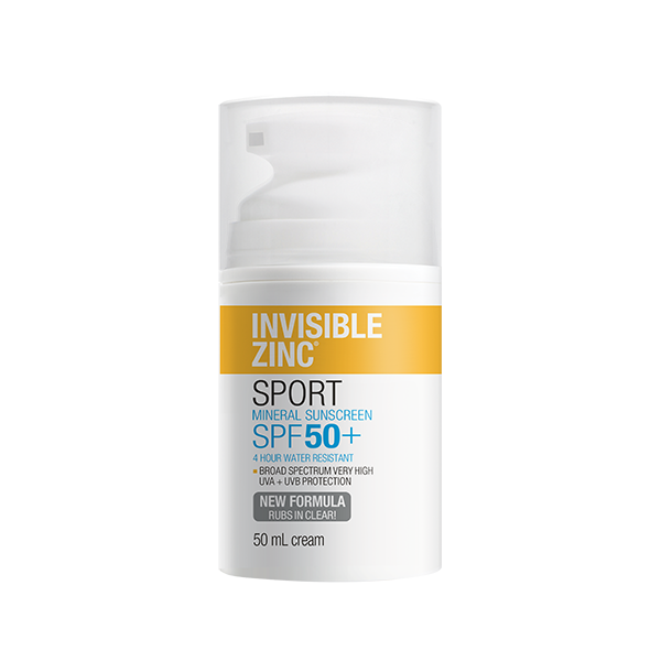 INVISIBLE ZINC SPORT Mineral Sunscreen SPF 50+ 50mL